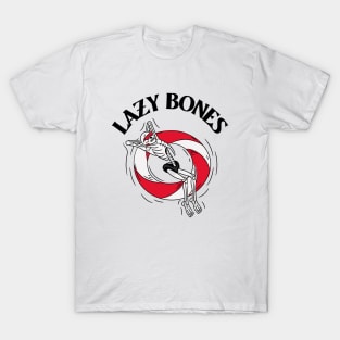 Lazy Bones Skeleton Vacation Lounge T-Shirt